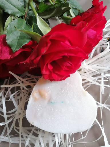 Rosenseife romantisches 3D Herz